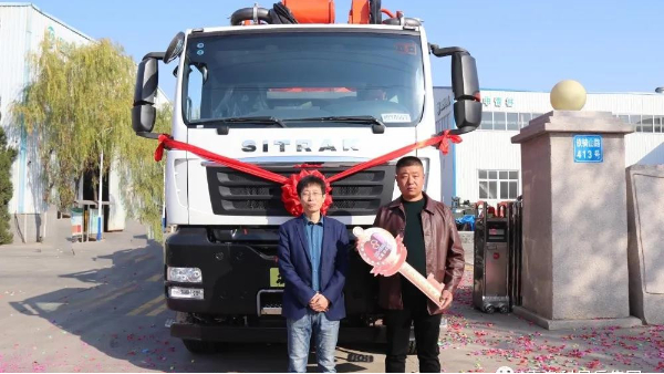 再下一“城”！科尼樂67米泵車刷新膠州市場新標桿！