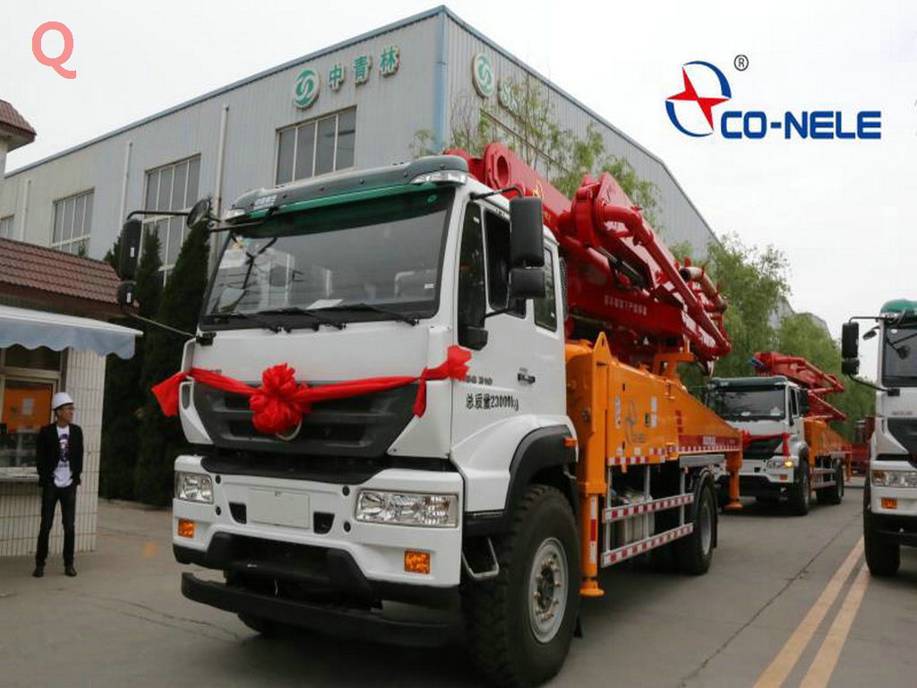 小型泵車 小型混凝土泵車 天泵 